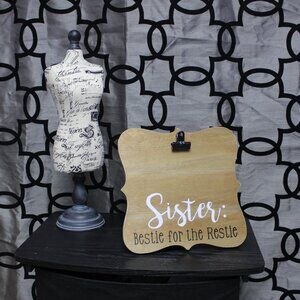 💥 3/$20 Bestie Bestfriend Wood Picture Frame!